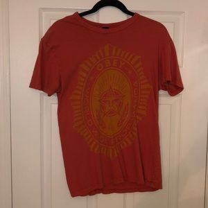 Obey Men’s Red T-Shirt